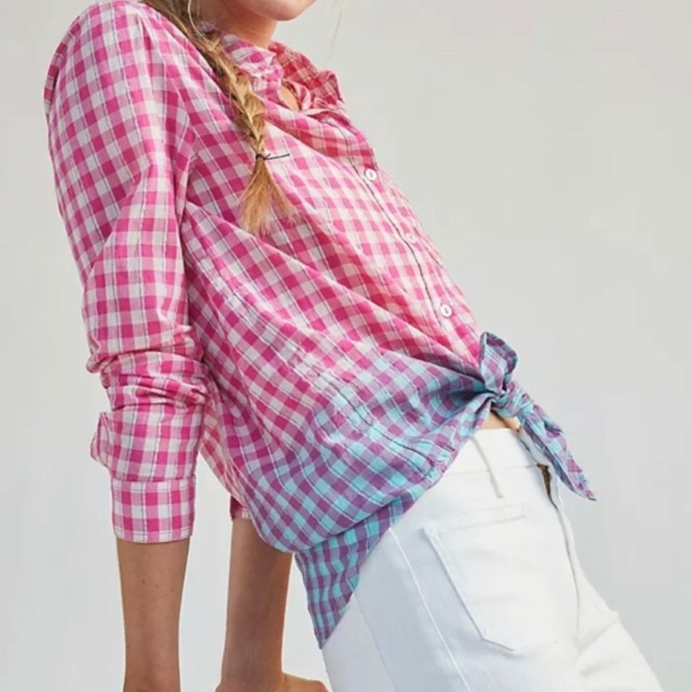 ANTHROPOLOGIE Pilcro Deb Relaxed‎ Buttondown Shirt
